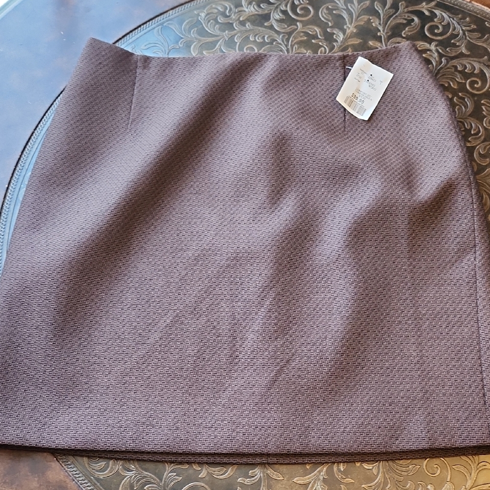 Elegant Brown Dani Skirt Sz Med